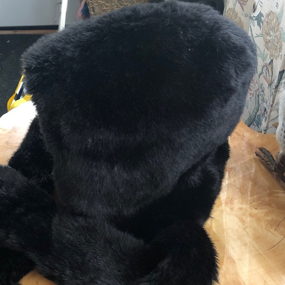 Vintage luxurious and soft quilted faux fur hood - Picture 3 of 7